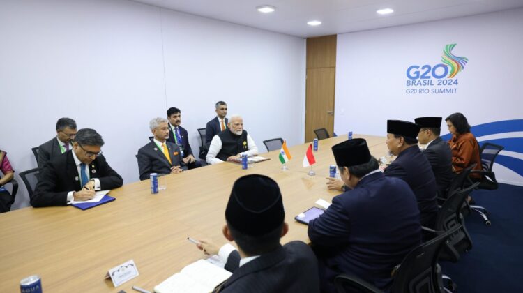 Presiden Prabowo dan PM Modi Bahas Kerja Sama Kesehatan hingga Perdagangan