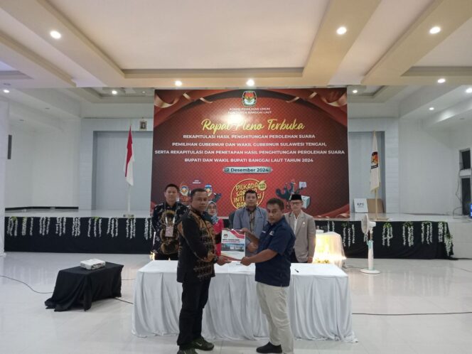 
					Tok! Raup 15.638 Suara Sah, KPU Banggai Laut Resmi Tetapkan Sofyan Kaepa-Ablit Memenangkan Pilkada 2024
