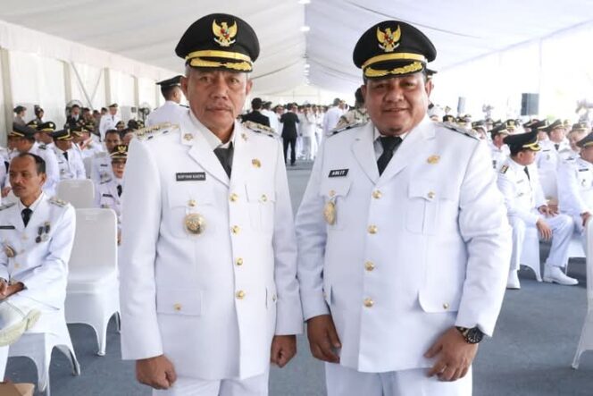 
					Bupati Sofyan Kaepa dan Wakil Bupati Ablit H.Ilyas (Ist)
