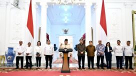 Presiden Prabowo Subianto konfrensi pers (Foto: Biro Pers Setpres)