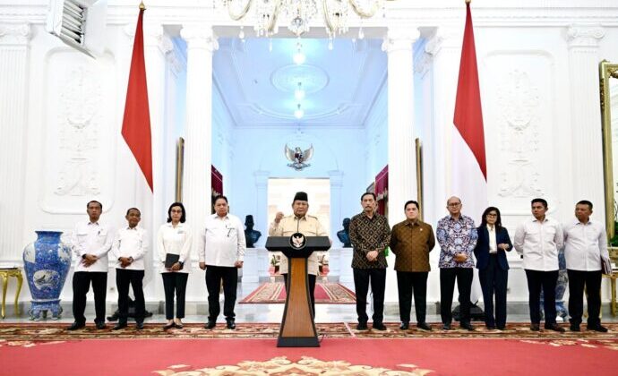 Presiden Prabowo Subianto konfrensi pers (Foto: Biro Pers Setpres)
