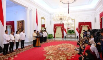 Presiden Prabowo Subianto konfrensi pers (Foto: Biro Pers Setpres)