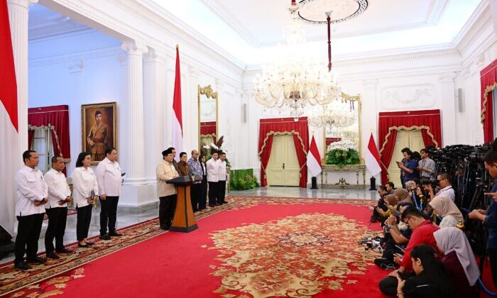 Presiden Prabowo Subianto konfrensi pers (Foto: Biro Pers Setpres)