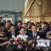 Ketua DPR RI Puan Maharani saat doorstop menanggapi pertanyaan awak media usai memimpin Rapat Paripurna di Gedung Nusantara II, DPR RI, Senayan, Jakarta, (DPR RI)