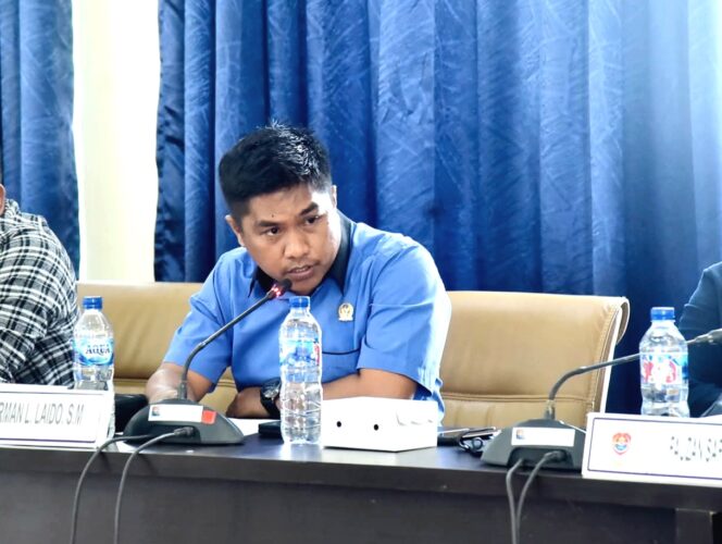 
					Anggota DPRD dari Partai Demokrat, Muh Firman L. Laido (Ist)