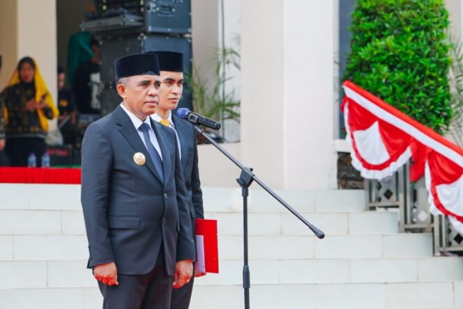 
					Gubernur Anwar Hafid Pimpin Upacara Peringatan Hari Lahir Pancasila