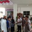 Wakil Bupati Banggai Laut Ablit H.Ilyas saat melepas kafilah Banggai Laut ke STQH XXVII tingkat Provinsi di Kabupaten Poso (Foto:Nomo/BanggaiTerkini)