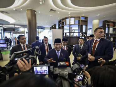 Presiden Republik Indonesia Prabowo Subianto menyampaikan prinsip Indonesia atas konflik global dalam pleno St. Petersburg International Economic Forum (SPIEF) 2025 di ExpoForum Convention and Exhibition Centre, St. Petersburg, Rusia (Foto: BPMI Setpres)
