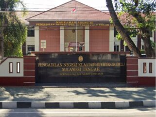 Pengadilan Negeri Klas IA/PHI/TIPIKOR Palu (Tangkapan layar)