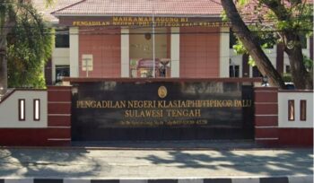 Pengadilan Negeri Klas IA/PHI/TIPIKOR Palu (Tangkapan layar)