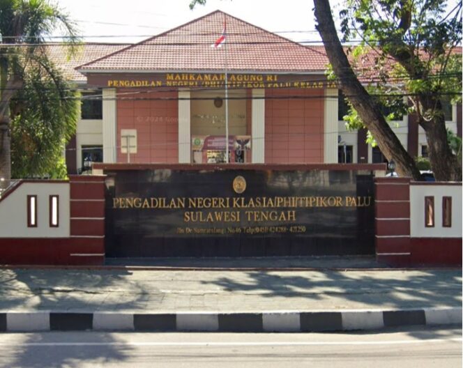 
					Pengadilan Negeri Klas IA/PHI/TIPIKOR Palu (Tangkapan layar)