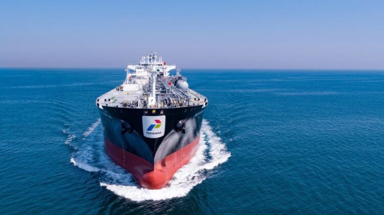 Kapal Very Large Gas Carrier (VLG C) Pertamina Gas Dahlia milik PT Pertamina International Shipping (PIS). (Dok. PT Pertamina International Shipping)