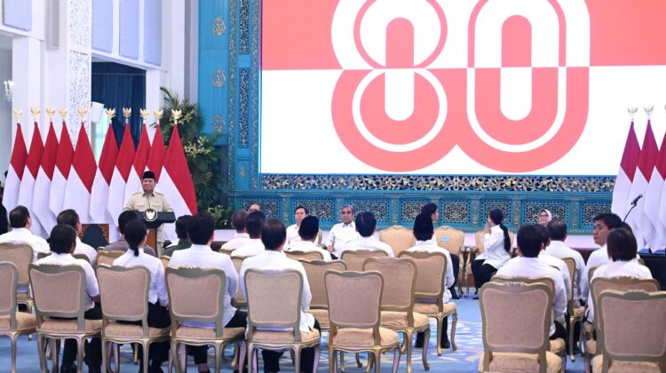 Presiden Prabowo Luncurkan Logo dan Tema HUT RI ke-80 Tahun