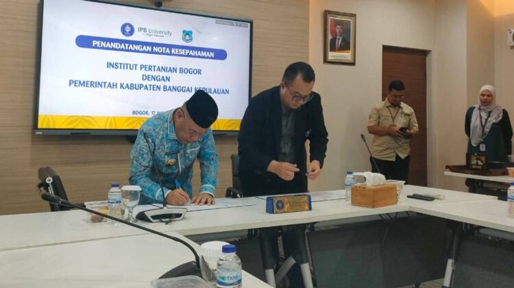 MoU bersama IPB, Pemda Banggai Kepulauan Dorong Pembangunan Pertanian dan SDM