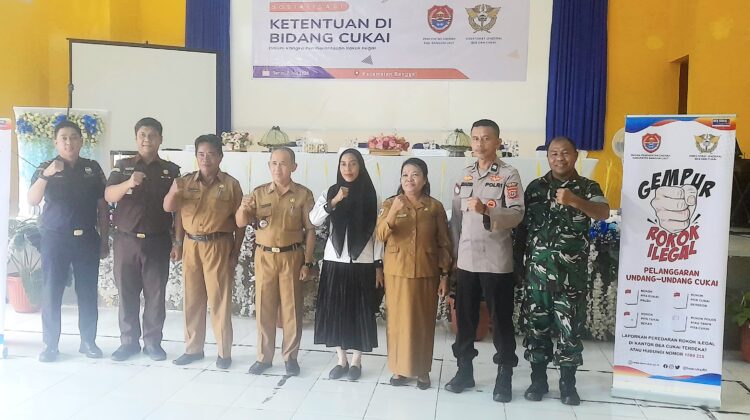 Pemkab Banggai Laut dan Bea Cukai Luwuk Dorong Peran Aktif Masyarakat dalam Pemberantasan Rokok Ilegal