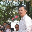 Ketua DPRD Banggai Laut, Patwan Kuba,SH,.MH pada kegiatan Pelatihan SDM Pengelola Objek Wisata yang digelar oleh Dinas Pariwisata dan Kebudayaan Banggai Laut (Foto : Tim Media PAKU)