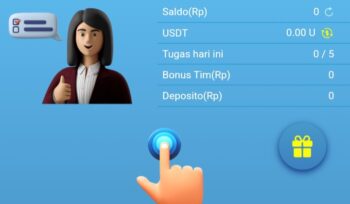 Tampilan awal saat masuk di situs omcjob.com (Tangkapan layar)