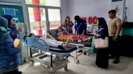 Siswa keracunan MBG di Banggai Kepulauan sedang dirawat di RSUD Trikora Salakan (Istimewa)