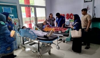 Siswa keracunan MBG di Banggai Kepulauan sedang dirawat di RSUD Trikora Salakan (Istimewa)