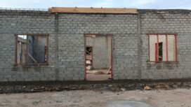 Pembangunan mushola di Desa Lambako yang didadani Asian Muslim Charty Fondation atau AMCF yang diduga dirusak (Foto : Istimewa)