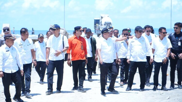Bupati Sofyan Kaepa Tinjau Progres Pelabuhan Bungin Bokan Kepulauan