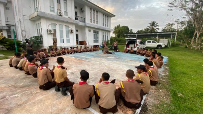 
					Siapkan Kader Tanggap Darurat, Satuan Karya Pramuka Bakti Husada Banggai Laut Gelar Latihan Bantuan Hidup Dasar