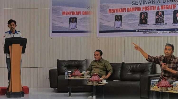 Sikapi Dampak Positif dan Negatif Tambang di Sulteng, IPBK-Palu Gelar Diskusi Publik