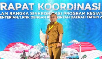 Sekretaris Daerah Banggai Kepulauan, Muhamad Aris Susanto mengikuti Rakornas Sekda Se-Indonesia di kampus IPDN, Jatinagor, Jawa Barat (Istimewa)