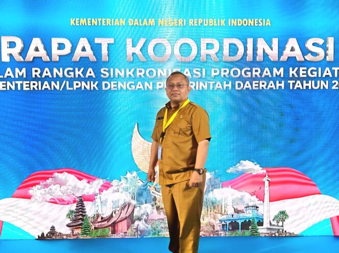 Sekretaris Daerah Banggai Kepulauan, Muhamad Aris Susanto mengikuti Rakornas Sekda Se-Indonesia di kampus IPDN, Jatinagor, Jawa Barat (Istimewa)