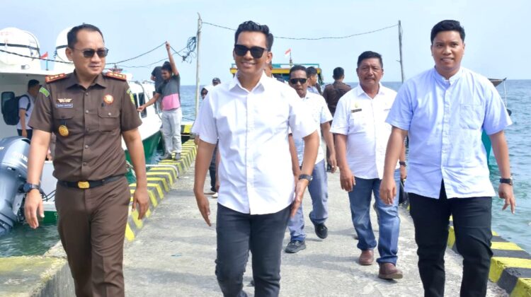 Sinergi DPRD – Kejari Banggai Laut, Monitoring Progres Pembangunan Pelabuhan Bungin, Bokan Kepulauan