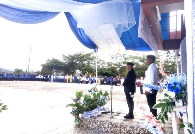 Tampil Bersahaja, Bupati Sofyan Pimpin Upacara Hari Sumpah Pemuda ke-97 tahun