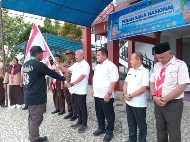 Dilepas Bupati Sofyan, 22 Anggota Pramuka Kwarcab Banggai Laut Siap Ikuti Peran Saka Nasional di Gorontalo