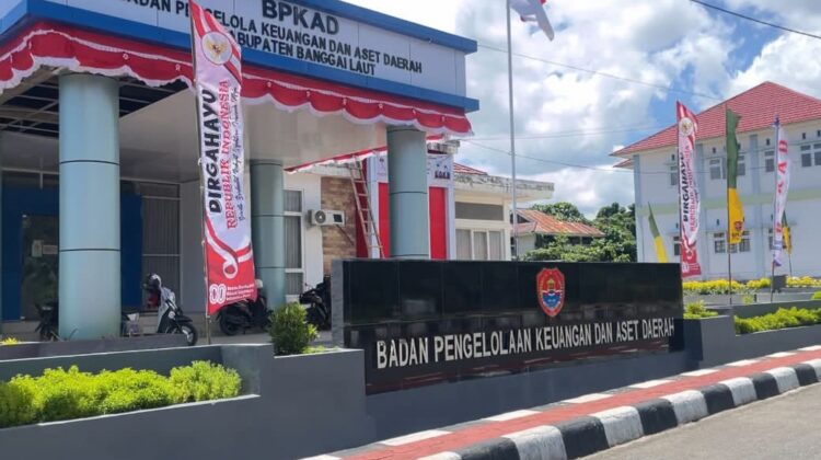 Kantor Badan Pengelola Keuangan dan Aset Daerah (BPKAD) Banggai Laut (Foto : Istimewa)