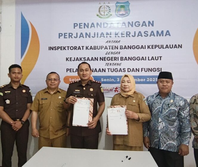 
					Silaturahmi Sekda Aris Susanto Berbuah Sinergi Inspektorat Bangkep dan Kejari Banggai Laut