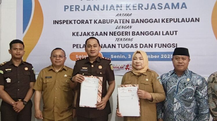 Silaturahmi Sekda Aris Susanto Berbuah Sinergi Inspektorat Bangkep dan Kejari Banggai Laut