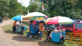 UMKM pada jambore cabang pramuka Banggai Laut (Foto: Nomo/BanggaiTerkini)