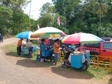 UMKM pada jambore cabang pramuka Banggai Laut (Foto: Nomo/BanggaiTerkini)