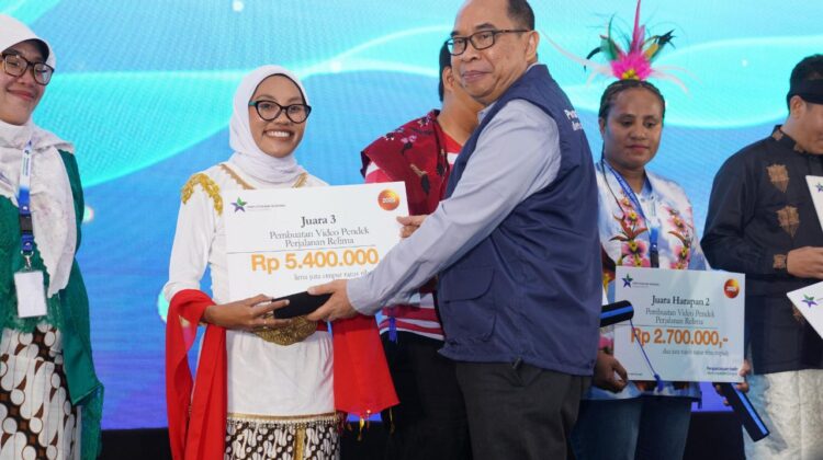 Alma Hidayah A. Lauri, Relawan literasi masyarakat (Relima) Kabupaten Banggai Laut sabet penghargaan atas juara ke-3 pada lomba yang digelar Perpusnas RI (Ist)