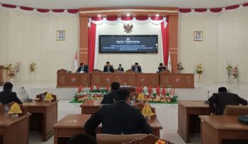 Rapat Paripurna Persetujuan bersama APBD TA 2026 (Foto : Nomo/ BanggaiTerkini)