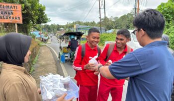 Jumat berkah kantor Pertanahan Banggai Laut (Foto : Istimewa)