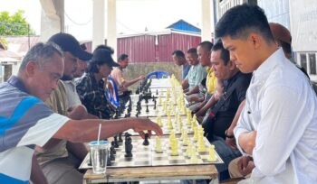 Turnamen Catur yang digelar oleh Percasi Banggai Laut (Foto : Istimewa)