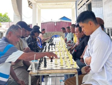 Turnamen Catur yang digelar oleh Percasi Banggai Laut (Foto : Istimewa)
