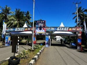 Tempat start Banggai Laut Mo Drag Bake (Foto: Istimewa)