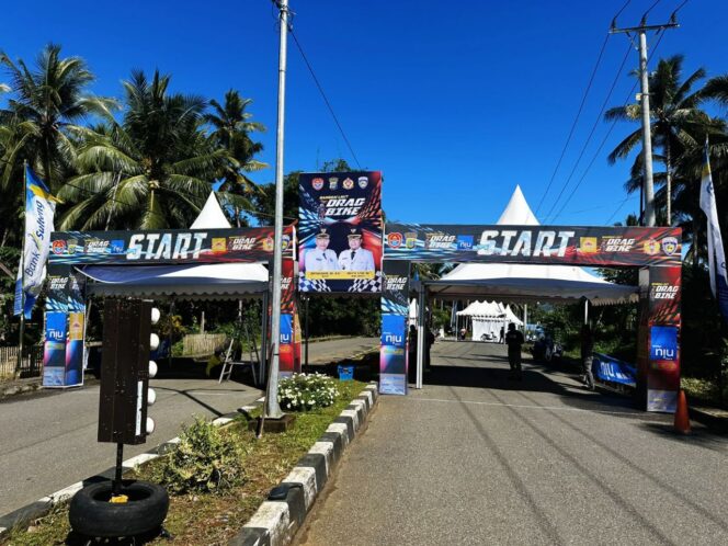 
					Tempat start Banggai Laut Mo Drag Bake (Foto: Istimewa)