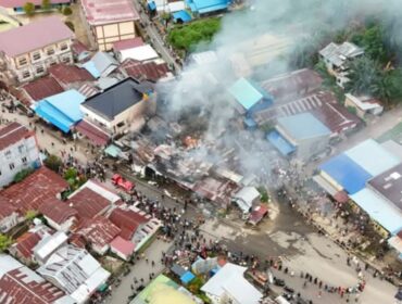 Kebakaran di desa Baka (Foto  : RA_Salatun/Istimewa)