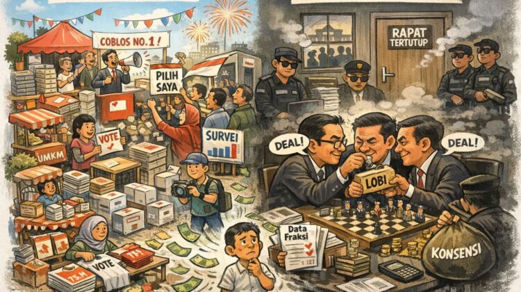 Ilustrasi Pilkada Langsung dan Pilkada Tak Langsung