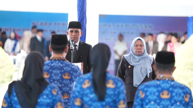 Gubernur Anwar Hafid Lantik 36 Pejabat Eselon II dan 3.230 PPPK Paruh Waktu