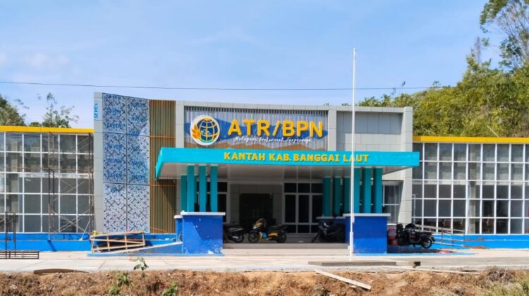 Kantor Pertanahan Banggai Laut (Foto : Haris Lajengko/BanggaiTerkini)