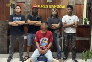 Penangkapan mahasiswa asal Banggai Laut (Ist)