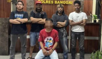 Penangkapan mahasiswa asal Banggai Laut (Ist)